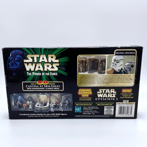 Star Wars Cantina At Mos Eisley 3-D Diorama playset & Sandtrooper Figure 1998 - Picture 4 of 13